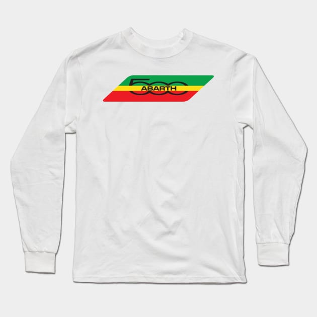 500 ABARTH Long Sleeve T-Shirt by CreativePhil